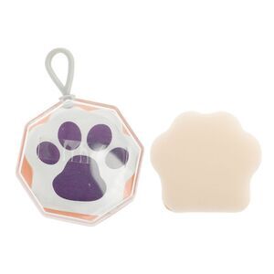 Cat Paw Shaped Powder Puff Purple